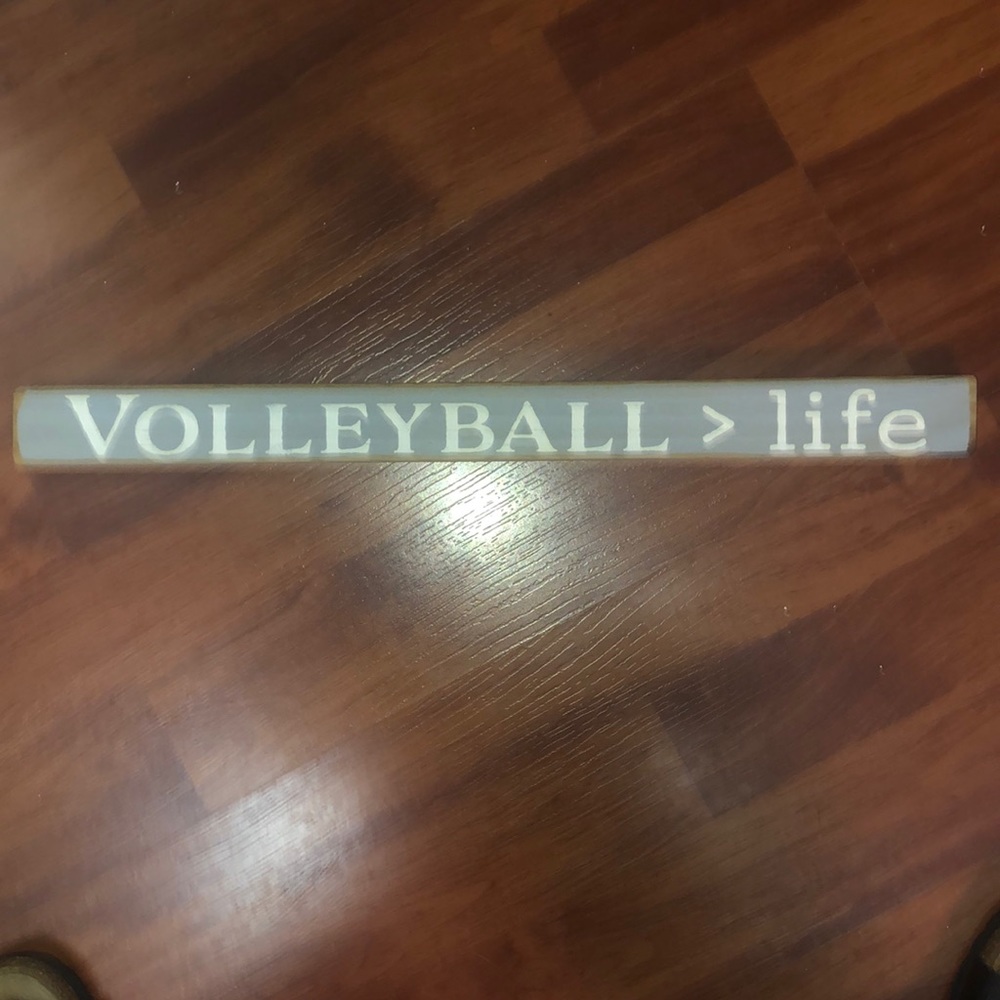 🌶️🌶️🌶️ Volleyball > Life Wooden Plaque